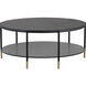 Zuma 40 X 17.5 inch Black Outdoor Coffee Table